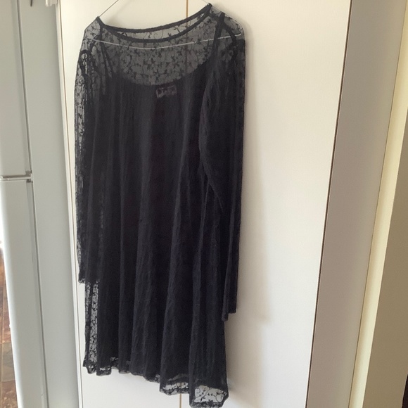 Beautiful lacy black dress by Pudding Shop - Picture 1 of 4